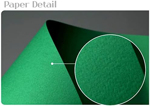 PPAPPAPPIYO Set of 50 3x5 Color Blank index cards 180gsm (green)