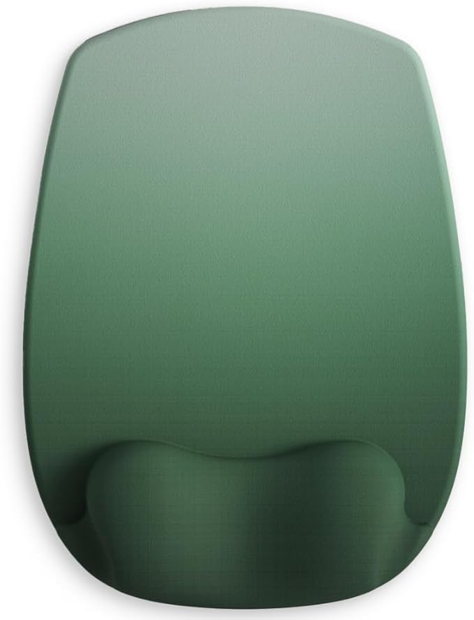 ErgoFlow Gel Wrist Rest Mouse Pad-Ergonomic Cushion for Desk, Cute Aesthetic Computer Decor for Women,Small Mousepad Mat&Laptop Pads-Office,Home Wireless Support&Ergo Accessories (08Earthy Green)
