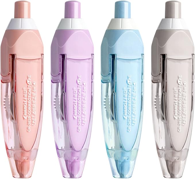 Pressing Correction Tape Easy to Use Applicator White Out Tear-Resistant School Supplies White Out Easy to Use School Supplies