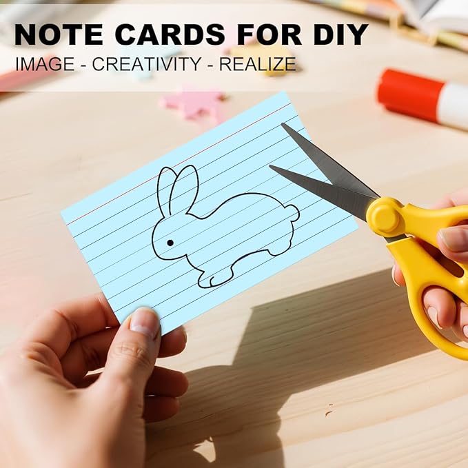 Colored Index Cards 3x5 Inch, 250 Count Ruled Flash Cards for Studying, 50 Pack Of 5, Multilcolor Notecards Lined Flash Cards Bulk, Neon Flashcards Note Cards, 3x5 Index Cards for School, Home, Office