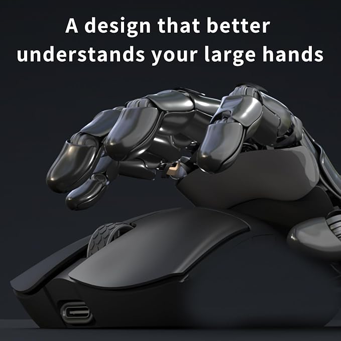 Darmoshark M3V2 8K Wireless Gaming Mouse,Tri-Mode 2.4G/USB-C/Bluetooth Mouse Up to 26000Dpi,PAW3395 Optical Sensor Lightweight 58g,5 programmable Button,Computer Mouse for Laptop,PC,Windows,Mac(Green)