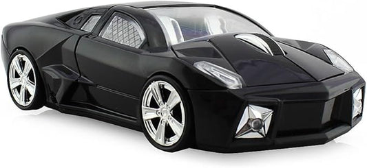 Jinfili 2.4GHz Sports Car Wireless Mouse Optical Cool 1600DPI 3D USB Wireless Gaming Mice for Pc Laptop Windows 10