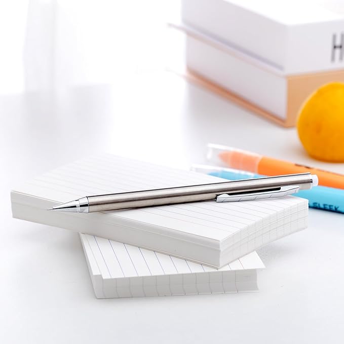Mr. Pen- Lined Index Cards, 3" x 5", 1000 Cards, White, Notecards 3x5 Lined, Flashcards for Studying, 3 x 5 index card Ruled, Flash Cards, Bulk Index Cards