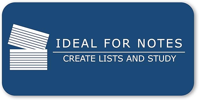 Roaring Spring Recycled Index Cards 4"x6", 100 Count, Smooth 100# White Recycled Index Paper, Ruled on Front, Blank on Back