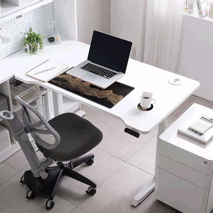 Gaming Mouse Pad 24x12 Desk Mat Gold Mountain Mousepad XL Desk Pad Long Computer Mat Large Mouse Pads for Wireless Mouse Office Work Women