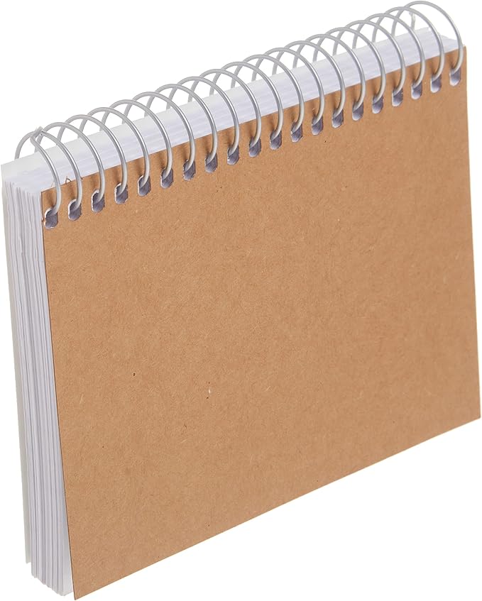 Mead Index Cards, 3" x 5", Ruled Front, Blank Back, 50 Cards, White (63130)