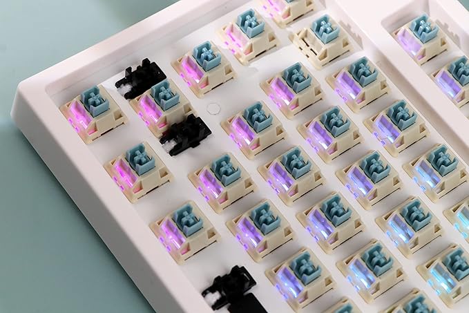 EPOMAKER Gaming Keyboard Switches, 35 PCS, Linear/Tactile Switch, 5-Pin Pre-Lubed Switch, Creamy Switches, Compatible with MX Keycaps for Mechanical Keyboard (Budgerigar, Tactile)