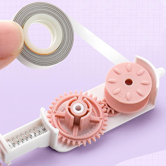 Pressing Correction Tape Easy to Use Applicator White Out Tear-Resistant School Supplies White Out Easy to Use School Supplies