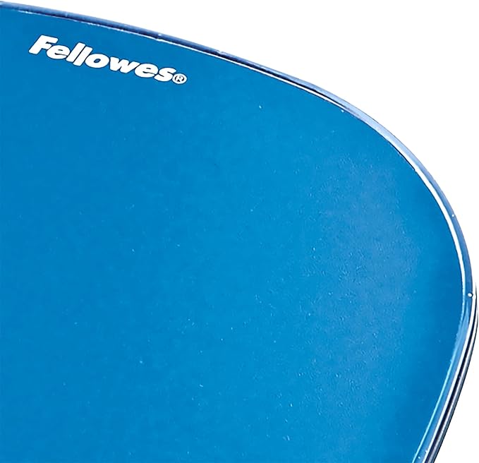 Fellowes Crystals Gel Mouse Pad Wrist Rest - Blue (91141)