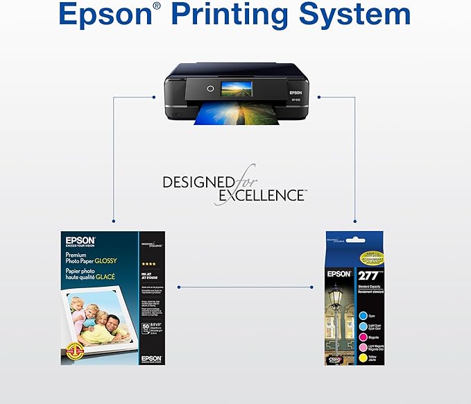EPSON 277 Claria Photo HD Ink High Capacity Magenta Cartridge (T277XL320-S) Works with Expression XP-850 860, 950, 960, 970