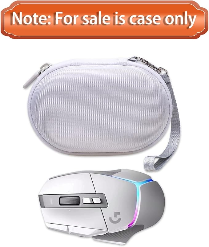 Logitech G502 Hero / G305 / G502 / G502 X Plus / G502 X/G PRO X 2 / G PRO X 2 DEX/G PRO X/G Pro 2 / G703 / G705 / G309 High Performance Wired Gaming Mouse, White(Case Only)