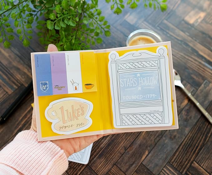 Gilmore Girls "Life's Short, Talk Fast" Sticky Note and Tab Box Set | Notepad Stationery Paper, School and Office Supplies