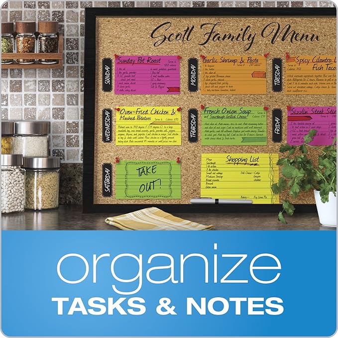 Oxford Neon Index Cards, 4" x 6", Ruled, Assorted Colors, 100 Per Pack (99755EE)