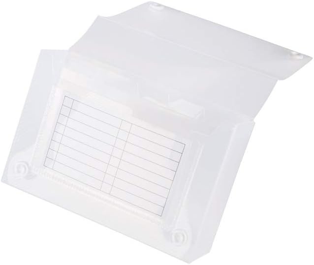 Filexec Products 3 x 5 Inches Index Card Case, Clear, Pack of 2 (50306-20233)