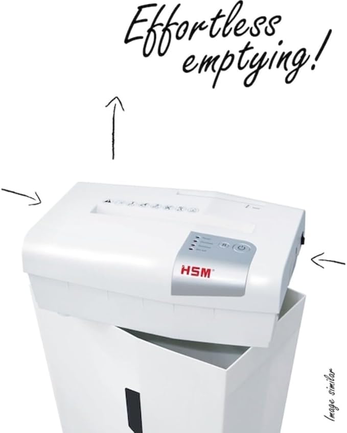 HSM shredstar X8, 8-Sheet, Cross-Cut, 4.8-Gallon Capacity Paper Shredder with Separate CD Slot, White | HSM1044W