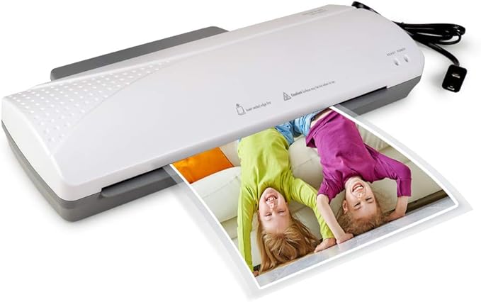 Nuova LM1380HC Dual Mode Thermal & Cold Laminator, 13" Max Width, Quick Warm-Up, White