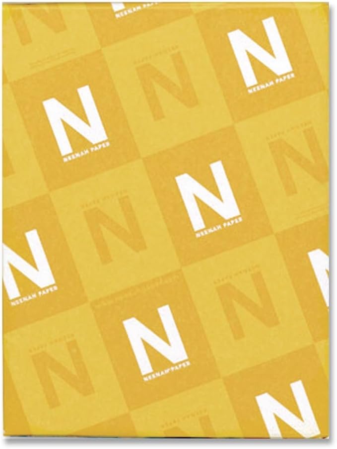 Neenah Paper Exact Index Card Stock, 110 lb Index Weight, 8.5 x 11, Ivory, 250/Pack