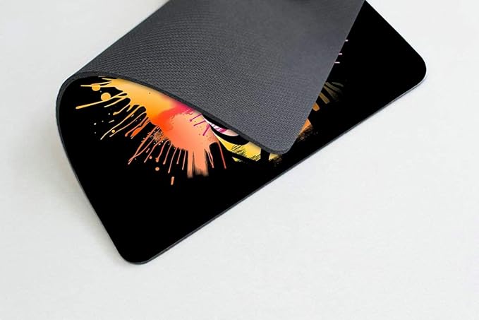 Square Mouse Pad Colorful Zebra-1,Gaming Mouse Pads for Desk,Soft Computer Waterproof Non-Slip Mouse Mat