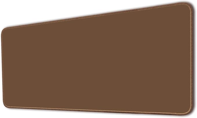 Large Mouse Pad, Non-Slip Desk Blotter, Office Desk Mat, Desk Pad Protector, Laptop Desk Pad, Desk Writing Pad for Office and Home, Coffee, 24x12 inch