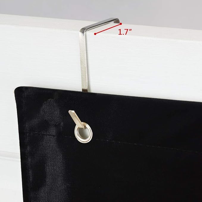 Eamay Hanging File Folder Organizer - 30 Pockets, 5 Over The Door Hanger - Office Document Letter Organizer