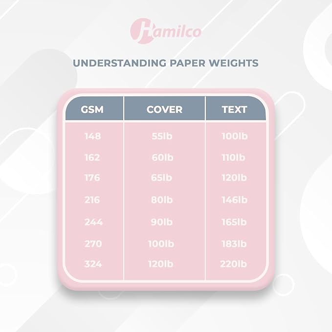 Hamilco Cream Colored Cardstock Paper 4.5" x 6.25" A6 Card 100 lb Cover for Printer 100 Pack