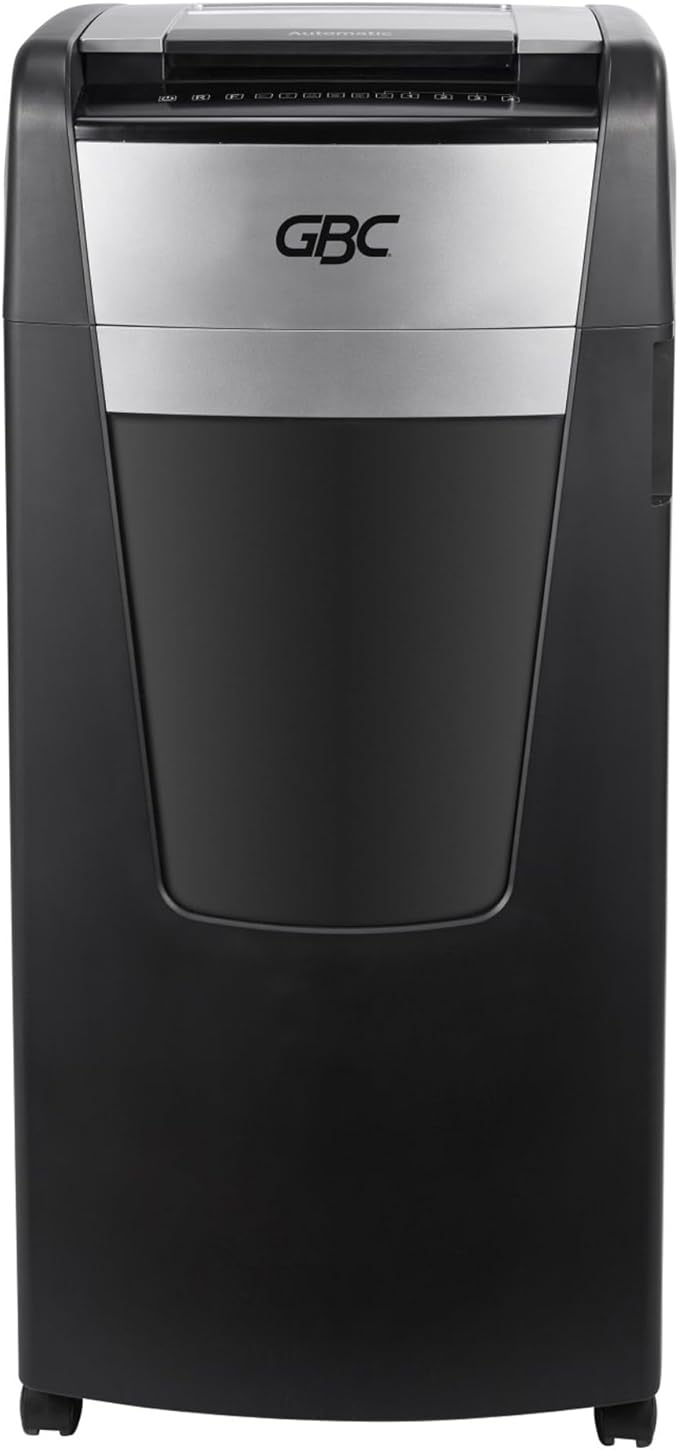 GBC Paper Shredder, AutoFeed+, 750 Sheet Capacity, Super Cross-Cut, Large Office Shredder, 750X (WSM1757612)