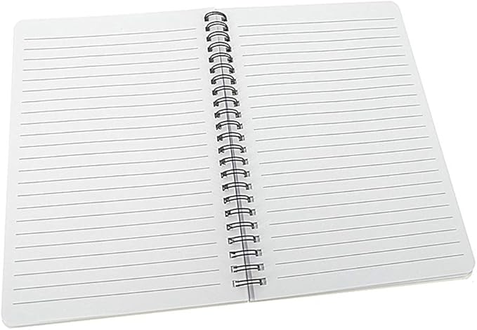 ALIMITOPIA Spiral Notebook Journal,Wirebound Ruled Sketch Book NotePad Diary Memo Planner,A5 Size(8.3X5.7) & 80 sheets (Beach)