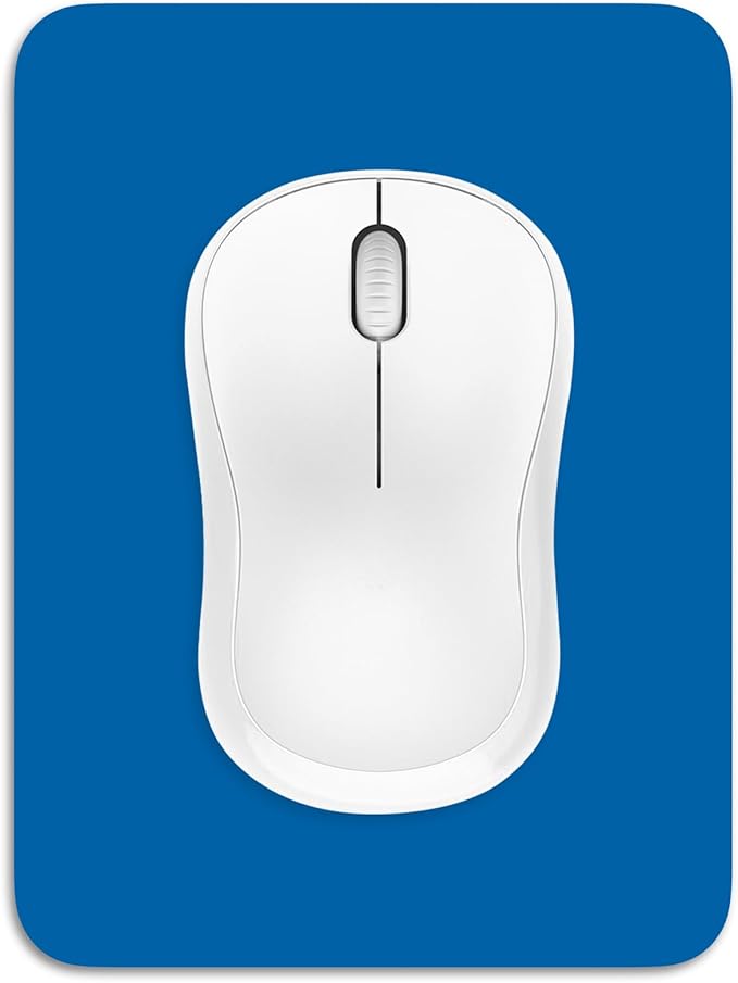 Dapesuom Small Mouse Pad, 6 x 8 Inch Thick Rubber Premium-Textured Non-Slip Portable & Washable Mini Mouse Mat for Women Men Wireless Laptops Keyboard Tray Gaming Computer Office Travel, Dark Blue