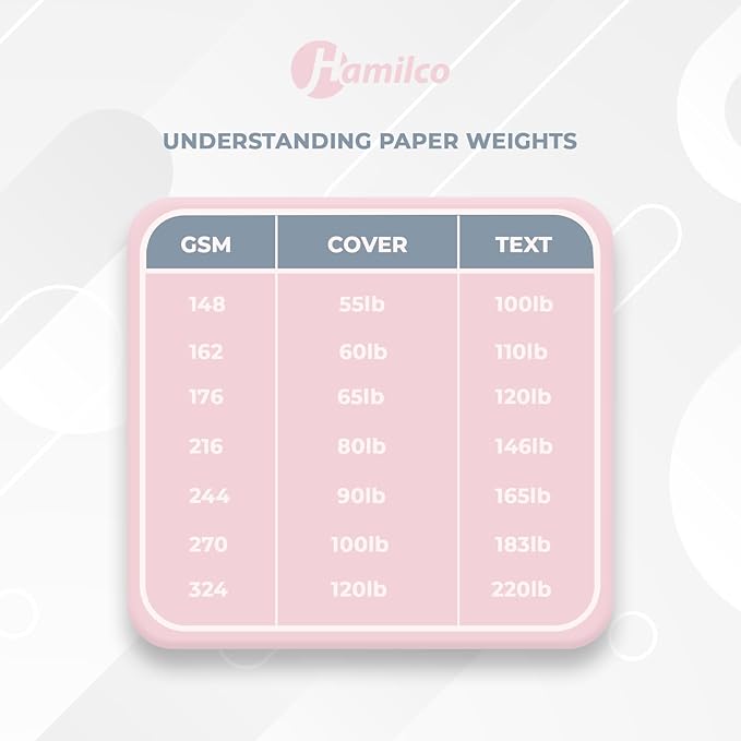 Hamilco White Cardstock Thick Paper - Blank Index Flash Note & Post Cards - Greeting Invitations Stationary - Flat 5 X 7" Heavy Weight 100 lb Card Stock for Printer – 100 Pack (Bright)