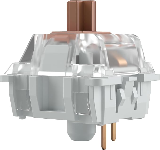 GLORIOUS Kailh Bronze Mechanical Keyboard Switches - Tactile & Clicky - Premium Quality for Gamers & Typists - 120 Pieces Pack