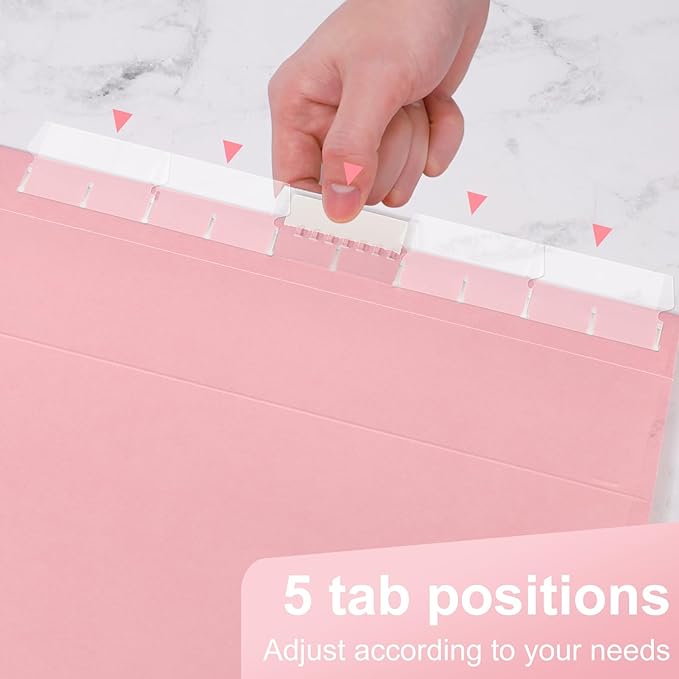 Hanging File Folders, 30 Pack Letter Size Hanging File folders with 1/5-cut Tabs, Stay Organized for Your Home and Office Bulk File, Documents and Paper, Macaron 10 Colors