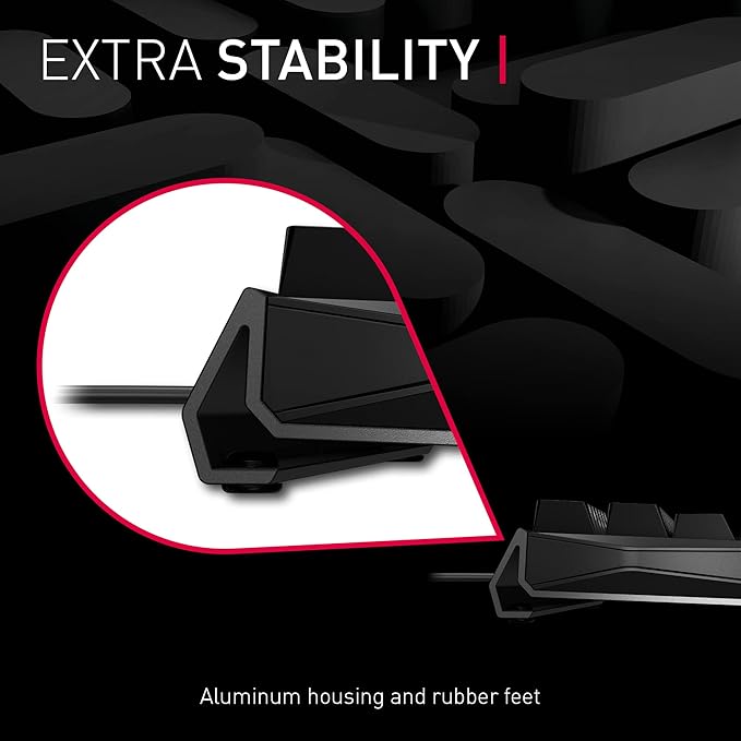 Cherry MX 3.0S, Wired Mechanical Gaming Keyboard, Robust Aluminum Housing, RGB-Lighting, Full Key Rollover, Anti Ghosting, MX Brown Switches, Black