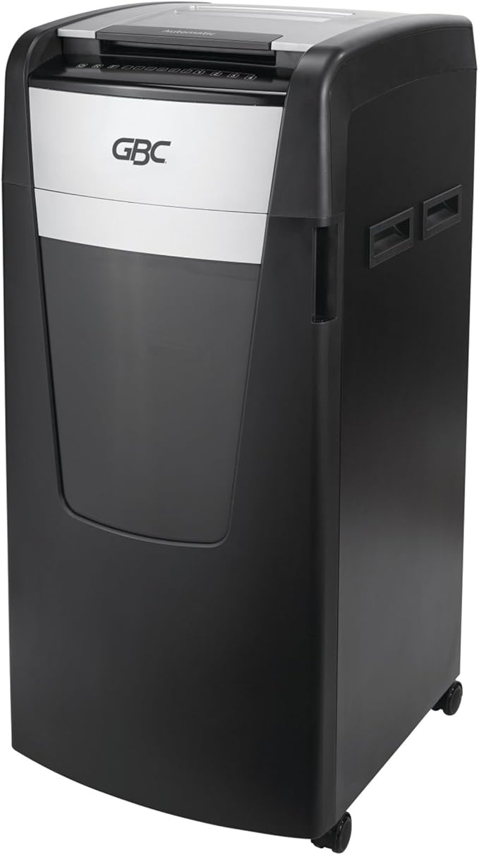 GBC Paper Shredder, AutoFeed+, 750 Sheet Capacity, Super Cross-Cut, Large Office Shredder, 750X (WSM1757612)
