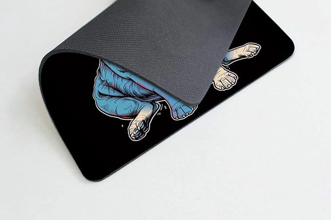 Square Mouse Pad Cool Dog with Sunglasses-1,Gaming Mouse Pads for Desk,Soft Computer Waterproof Non-Slip Mouse Mat