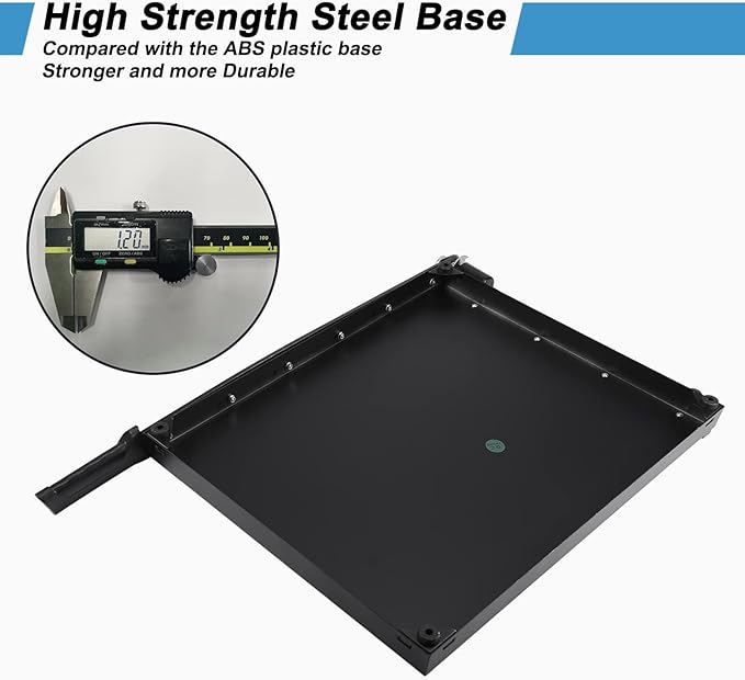 ISDIR Guillotine Paper Cutter 18" with Integrated Pressure Bar – Heavy Duty Metal Base, 15 sheet Capacity, Magnetic Guide & Safety Guard – Precision Trimmer for Cardstock, Crafts, DIY, Photos & Office