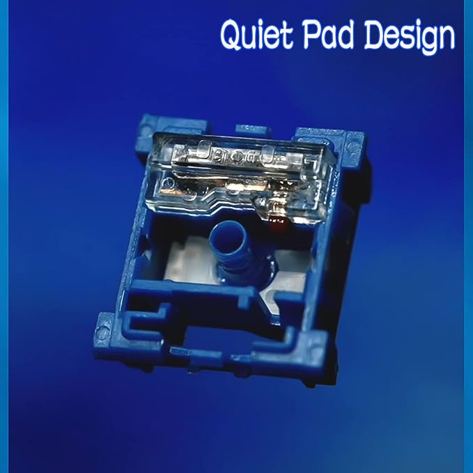 DRAOZA Kailh Box Islet Silent Switch,Linear Switch for Mechanical Keyboard（Linear Silent Kailh Islet 72pcs）