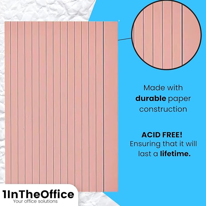 1InTheOffice Pastel Colored Index Cards 4x6, 600 Pack