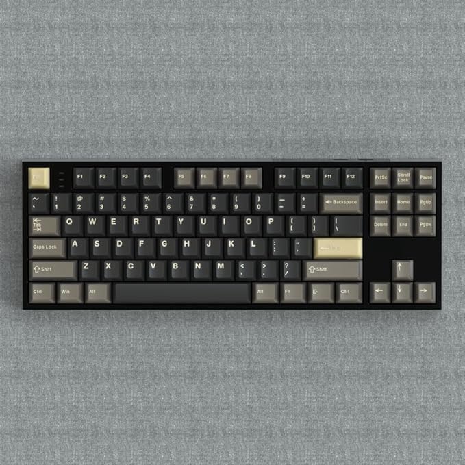 Guffercty kred Cherry Profile PBT Keycaps 157 Key Set, Custom Keycaps Fit 60%/65%/75%/80%/TKL/100% Mechanical Keyboard for Office Gamers (Apes)