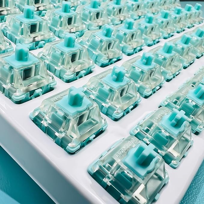 Gateron Magnetic Emperor Keyboard Switches,Factory Pre-lubed/Linear/Freely Setting Pre-Travel 20mm Longer Spring Only for Magnetic Gaming Keyboard(108PCS)