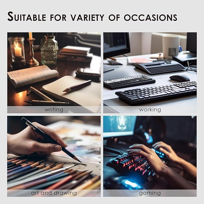 Cork Desk Mat - Dual-Sided Desk Pad for Office and Home - Desk Organization and Accessories - Ideal for Large Mouse Pad and Desk Mats on Top of Desks(Gray,80cmx 40cm)
