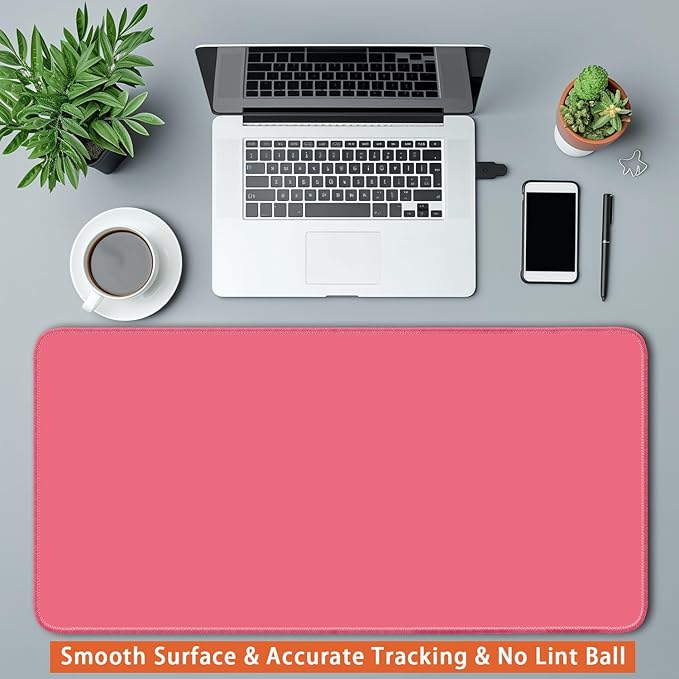 Large Mouse Pad, Non-Slip Desk Blotter, Office Desk Mat, Desk Pad Protector, Laptop Desk Pad, Desk Writing Pad for Office and Home, Watermelon, 24x12 inch