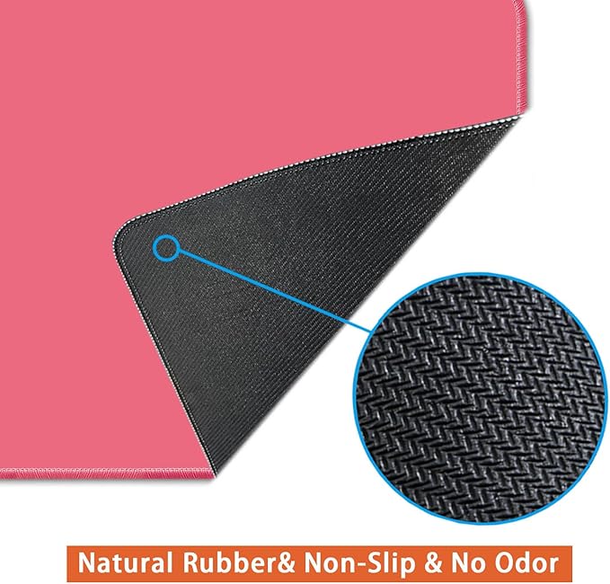 Large Mouse Pad, Non-Slip Desk Blotter, Office Desk Mat, Desk Pad Protector, Laptop Desk Pad, Desk Writing Pad for Office and Home, Watermelon, 24x12 inch