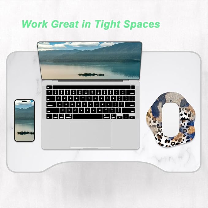 Rimilak Small Mouse Pad 6.5 x 7 Inch, Takes up Wrist and Mouse Space, Waterproof Compact Mini Mouse Mat for Laptop Computer Wireless Mouse Keyboard Home Office Travel,Blue Gold