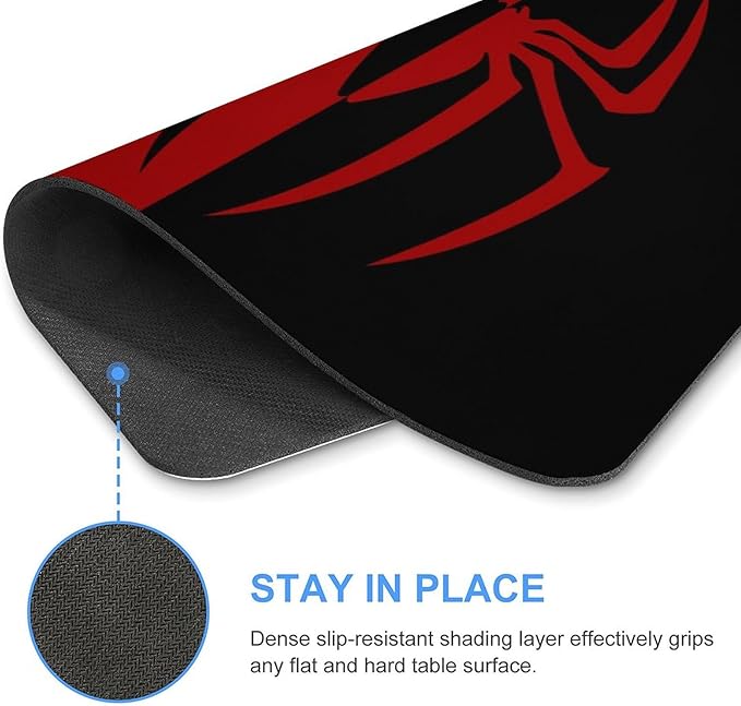Gaming Mouse Pad, Spider Mouse Pad 7.1x8.7 Inch Computer Mouse Mat Keyboard Full Desk Mousepad for Gaming, Office, Home