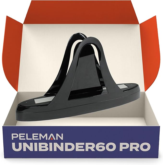 Unibind60 Pro Thermal Binding Machine only by Peleman – Compact Book Binder for Office Supplies | No Warm-Up Needed | Fast, Easy Binding for Reports, Documents, and Covers with a Professional Finish