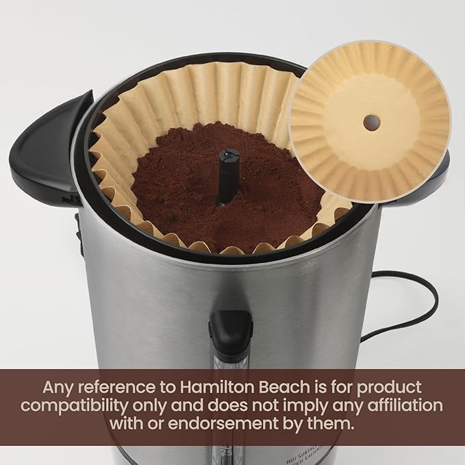Coffee Paper Filter for Hamilton Beach 45 Cup Coffee Urn and Hot Beverage Dispenser, 120pcs