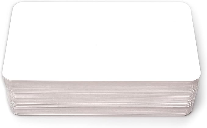 PPAPPAPPIYO 3.5x2 Blank color index cards (100) Paper - Blank (white)