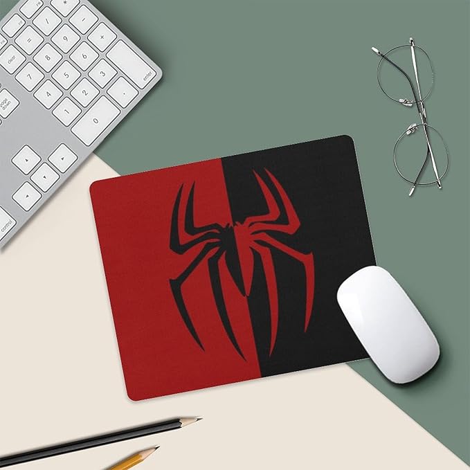 Gaming Mouse Pad, Spider Mouse Pad 7.1x8.7 Inch Computer Mouse Mat Keyboard Full Desk Mousepad for Gaming, Office, Home