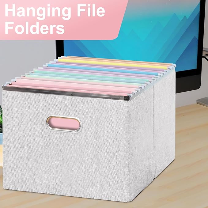 Hanging File Folders, 30 Pack Letter Size Hanging File folders with 1/5-cut Tabs, Stay Organized for Your Home and Office Bulk File, Documents and Paper, Macaron 10 Colors