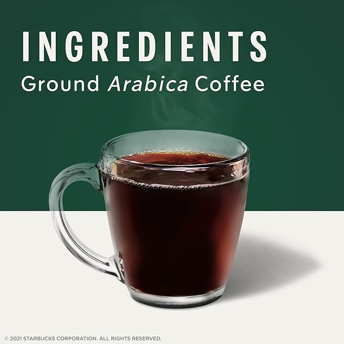 Starbucks K-Cup Coffee Pods, Starbucks Blonde Roast Hot or Iced Coffee, Veranda Blend, 96 Keurig Pods